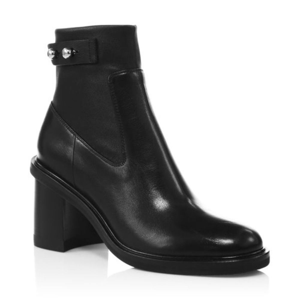 RAG & BONE Soren Leather Ankle Boots, Size 37.5 US 7.5 - Picture 1 of 16